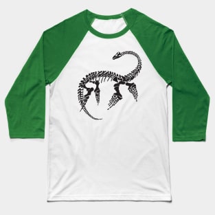 Terra Fossil Plesiosaur Dinosaur Baseball T-Shirt